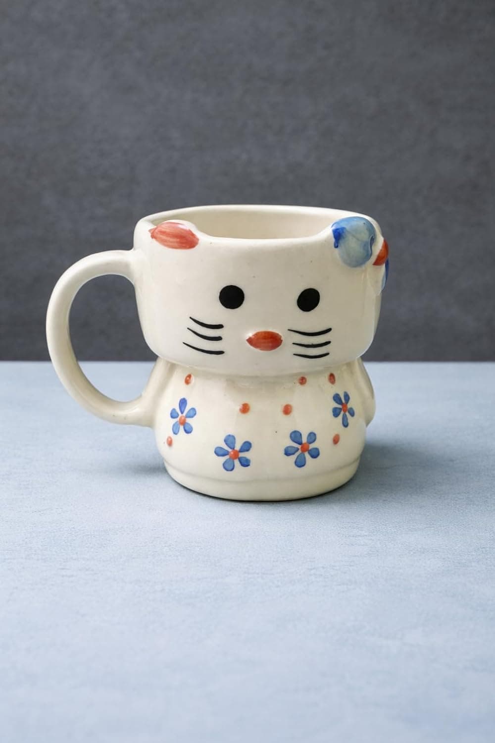 Whiskers Cat Face Mug