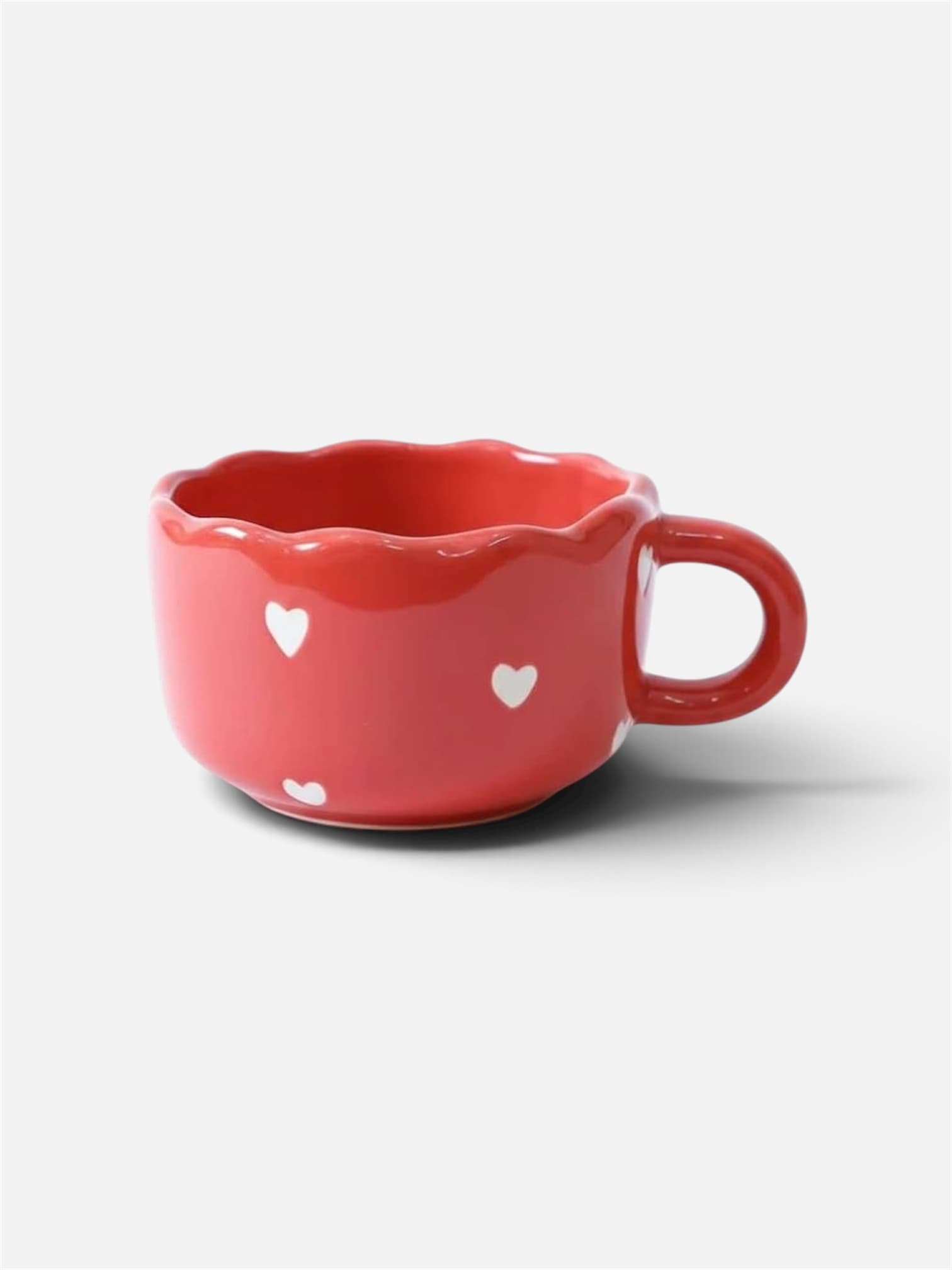Coral Heart Mug